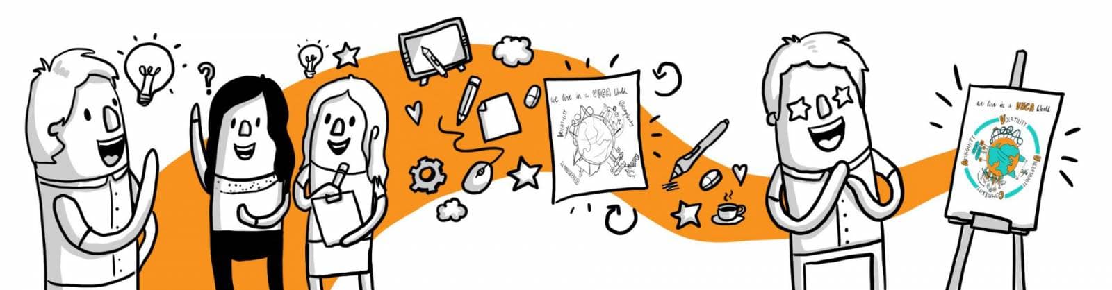 Illustrationen Prozess Illustrationen Prozess