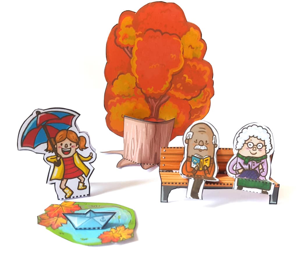 Bastelbogen: Herbst – Bild 3