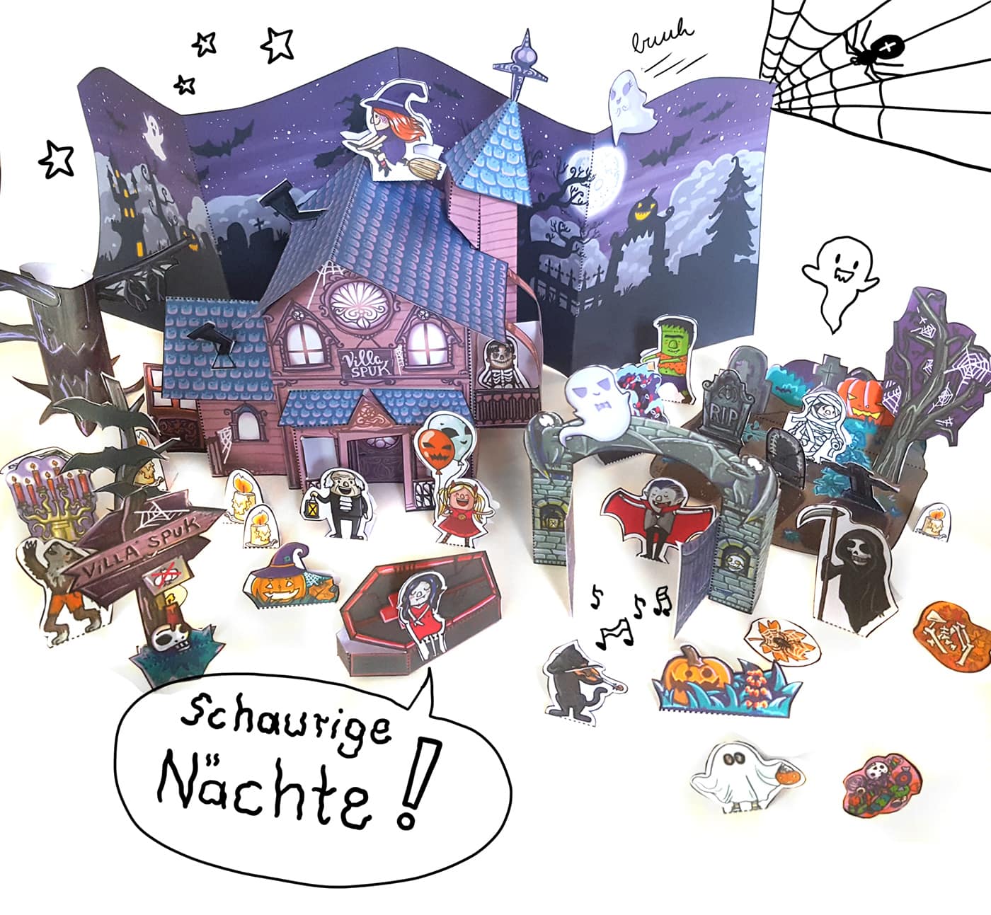 Bastelbogen Halloween