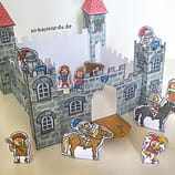Basteln Ritterburg Detail