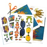 Bastelbögen Unterwasserwelt Aquarium