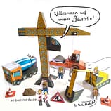 Papier Basteln Baustelle