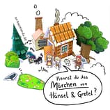 Märchen basteln Hänsel und Gretel Hexenhaus