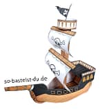 Piratenschiff seitlich