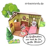 Märchen Rotkäppchen basteln