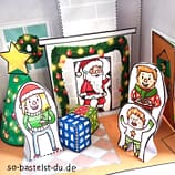 Weihnachtsmann im Kamin