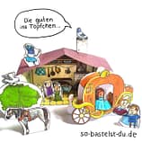 Märchen Aschenputtel basteln