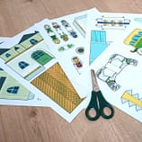 Froschkönig Bastelbogen Märchen